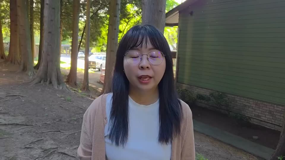 Community volunteer speaking on camera