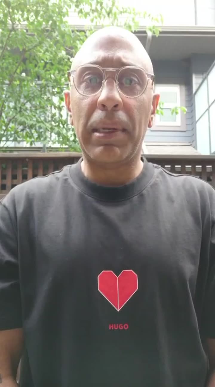 Richmond community member recording a message for voters